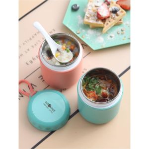 Bình ủ Cháo Bình Đựng Canh Giữ Nhiệt Bình Đựng Dựng Thực Phẩm Inox 304 Nắp Chống Tràn Có Quai Xách Tiện Lợi - VinhBuiCase