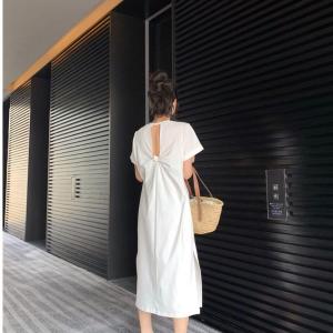 One-piece Dress Backless Comfortable and at Ease Beach Dress Personality Unique Design Vitality