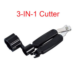[SET] 3-In-1 Guitar String Winder + Pin Puller + String Cutter Accessories Set for Acoustic Electric (+ 2 Pick Guitar)