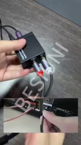 (HD1)Digital to Analog Audio Converter 3.5mm Jack 2 RCA Outputs for TV Digital Coaxial Fiber Optic
