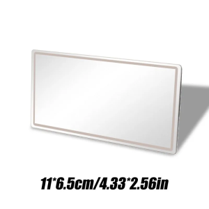 Car Visor Clip on Make Up and Decorative Mirror Cars Ladies Makeup Mirrors Auto Modeling Automotive Interior Accessories