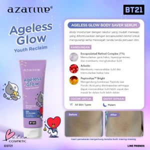 Azarine x BT21 Body Guard Moisturizer Sunscreen Serum 100ml SPF 50 PA++++ | Body Saver Moisturiser 100ml BPOM Bodyguard Collab Line BTS sun screen block sunblock tata RJ chimmy cooky koya shooky mang van