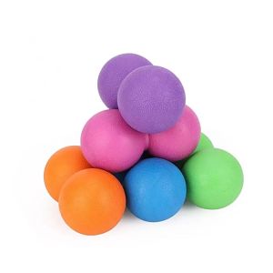 SG Stock 2pcs Lacrosse Fitness Crossfit Peanut Ball Trigger Point Yoga Ball Exercise Massage