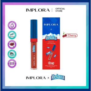 NEW IMPLORA X RELAXA MATTE LIPCREAM ISI 1 PCS / LIP CREAM MATTE