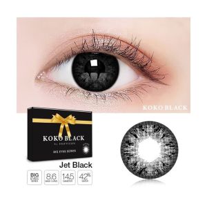 Softlens Normal X2 KOKO BLACK 14.5mm by EXOTICON Gratis Tempat Soflens