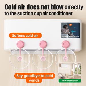 Cold air does not blow directly to the suction cup air conditioner vent fan