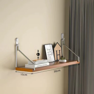 หิ้งพระชั้นไม้ติดผนัง 4ขนาด ชั้นวางของติดผนัง ชั้นตกแต่งบ้าน ชั้นไม้วางของ ติดผนัง ชั้นวางต้นไม้ ชั้นติดผนัง ต้องเจาะ