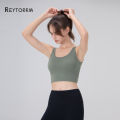 Reytorrm Sport Bra Push Up BH Pakaian Olahraga Kekuatan Tinggi Shockproof Fitness Vest Running Yoga Bra（WX015). 