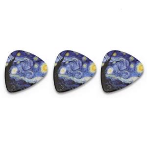 3 miếng Miếng gảy đàn guitar độ dày 0.46 0.71 0.96mm Celluloid plectrums Ergonomic Grip Guitar plectrums cho tất cả các guitar