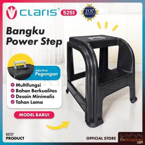 Claris 5251 Bangku Power Step Ladder Kursi Tangga Pijak Stool