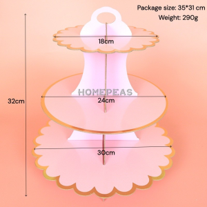 Homepeasl® Disposable Cake Rack Dessert Display Stand for Weddings parties festivals