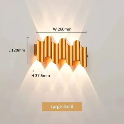 Seville Home Decoration Wall Lamp Up and Down Luminous Wall Light Outdoor Waterproof Garden Lighting TV Background Light Fixture