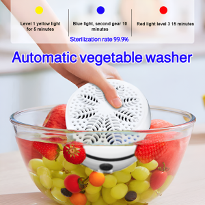 Automatic vegetable washer Fruit and vegetable washer Pesticide removal appliance Household fruit and vegetable disinfector Sterilizing vegetable washer Bubble Cleaning