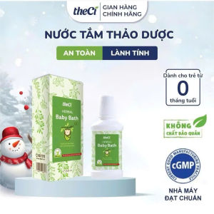 Nước Tắm Thảo Dược Cho Bé theCi 250ml | Dịu Nhẹ Kháng Khuẩn | An Toàn Tuyệt Đối Cho Trẻ Sơ Sinh - Snappy 4U