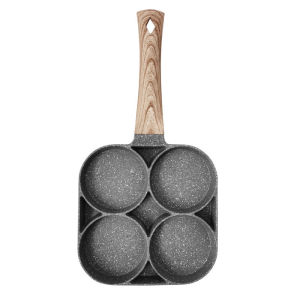 Mi.more Panci Penggorengan Panci Telur 4 Lubang/2 Lubang Tebal Omelet Pan Non-stick Egg Pancake Steak Pan Memasak Telur Ham Pans Pembuat Sarapan Peralatan Masak