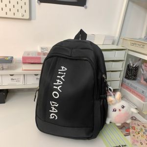 Fresh and stylish color-blockingbackpack versatile for college students small school bag for women commuter mommy bag cute travel backpack