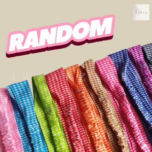 [HAGGYO] YEOCHIN KOTAK HEADBAND - Bando Kerut Korea Aksesoris Rambut Karet Belakang Bahan Satin Awan Bandana Hair Accessories Bayi Anak Mutiara Natal Perempuan Wanita