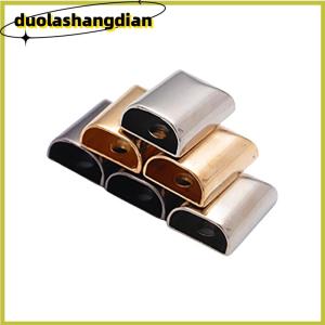 [Duola] 10pcs kim loại dây kéo Stopper dây kéo đuôi Clip dừng ĐUÔI CẮM đầu với vít DIY may da phần cứng thủ công