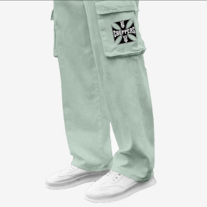 Celana panjang Cargo Bahan Fleece West Coast Copper Cargo Fleece Long Pants Celana Panjang Flecee Pria Wanita Celana Panjang Kargo