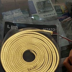 NEON FLEX DC 5 METER WARNA WARM WHITE