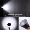 Hood Bowen Mountโคมกระจายแสง Reflector 120 องศา และ ผ้ากรองแสง เปลี่ยนสี สำหรับ ไฟ LED อุปกรณ์สตูดิโอ. 