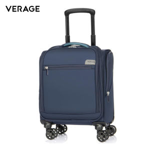 Verage Compact Underseat 14 inch Cabin Size Carry ON Spinner Wheels Lightweight Suitcase Pilot Soft Case Luggage Travel Bag