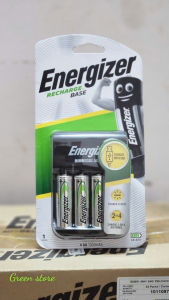Máy sạc pin Energizer kèm 4  pin sạc AA 1300mAh chính hãng - Sạc được pín sạc AA và AAA