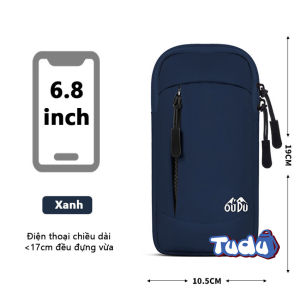 Túi Thể Thao Tudu Túi Đeo Tay Chạy Bộ Đựng Vừa Điện Thoại 7inch Vải Dù Trượt Nước CN316+CN317