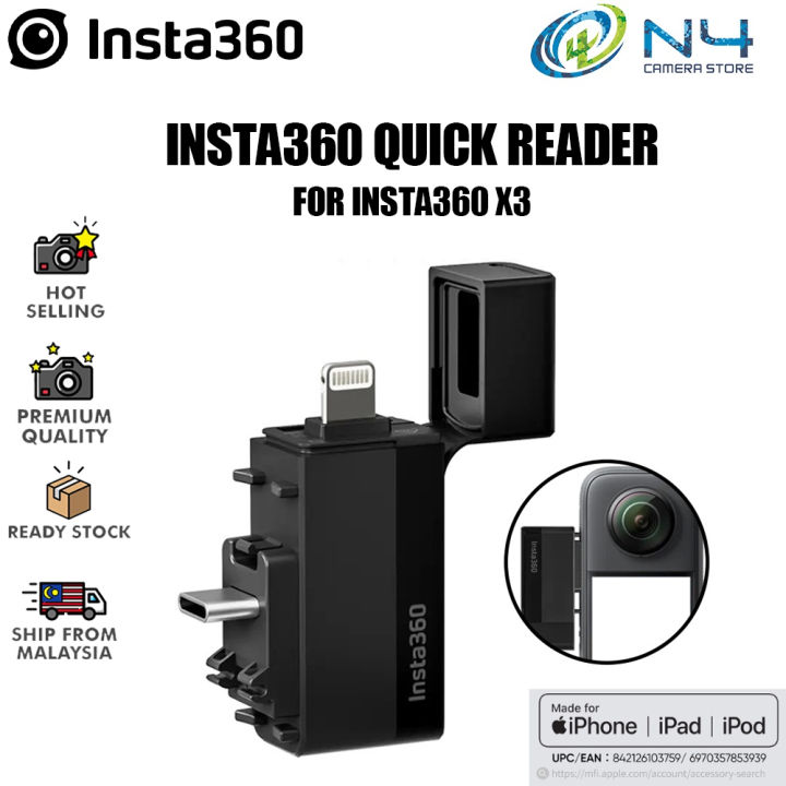 Insta360 X3 Quick Reader For insta360 X3 Quick Reader Lazada