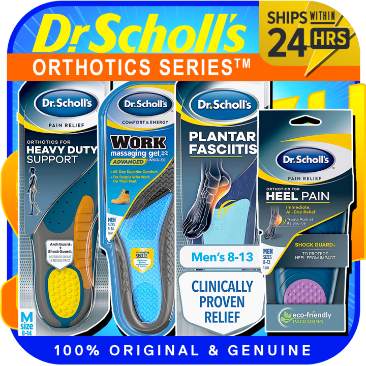 Dr Scholl's Insoles Heavy Duty Plantar Fasciitis Heel Knee Arch