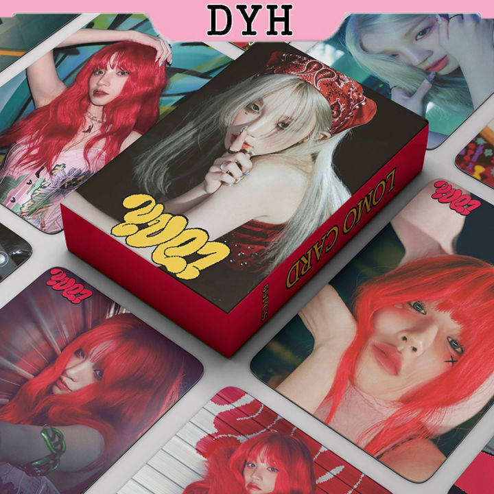 55pcs Gi Dle Yuqi Photocard Yuq1 Album Kpop Lomo Card Collection Card Lazada Singapore 4942