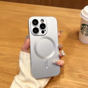 Liquid Silicone Camera Protector for Magsafe Cases for iPhone 12 13 14 15 16 Pro Max Plus Magnetic Charging Cover for iPhone 16