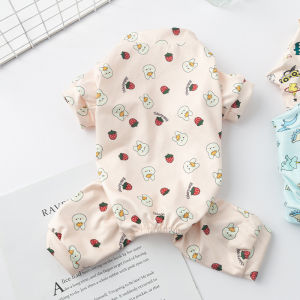 Pet onesie dog pajamas cat jumpsuit warm soft cotton polyester small pet indoor sleepwear sulit budol rabbit dinosaur