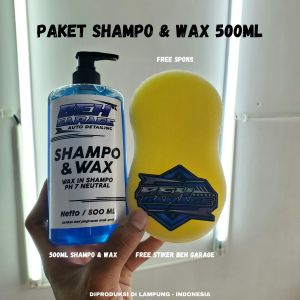 SHAMPO & WAX - SABUN KENDARAAN PH BALANCE (7) 250ML & 500ML - BEH GARAGE