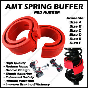 For Toyota Wish 2003-2008 AMT Car Spring Buffer Power Cushion Buffer Coil Spring Rubber SIlicone Damper Kereta Shocks Suspension Cushion DIY 2pcs/set