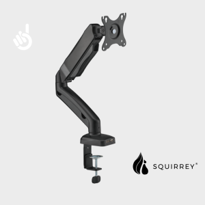 Squirrey Gas Or Mechanic Spring Monitor Mount Arm 17-30 Inch 9kg Load 360° Rotate VESA 75/100
