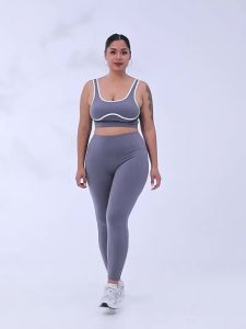 Plus Size Yoga Pants for Women 300 High Waist Tummy Control European and American Style Sports High Elastic Tight Large Size Yoga Pants