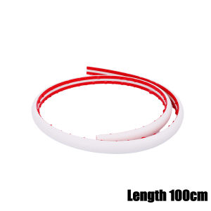 1/3M Floor Cord Cover Self-adhesive Car Door Seal Strip Waterproof Flexible Electrical Conduit Cable Protectors Home Wiring Accessory
