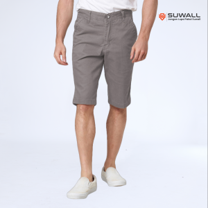 SUWALL Celana Kanvas Pendek Pria Non Stretch SWL02