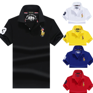 Áo Polo ZeroDis Cho Nam Áo Polo Thường Ngày Ngắn Tay Thoáng Khí Có Ve Áo Màu Trơn Vải Thêu Thời Trang Mùa Hè Mới