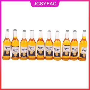JCSYFAC 10 chai nhựa resin thu nhỏ Nhà búp bê 1/6 mô hình chai rượu vang
