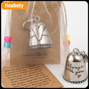 【2-3 days delivery】 Blessing Bell Friends Are Angels Ornament Blessing Bell Watch Over Me Crafts for Doors Vehicles and Bags or Keys