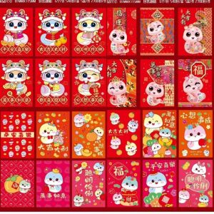 Amplop Angpau IMLEK 1 Pack Isi 6pcs THR Banyak Motif Dan Karakter LUNAR NEW YEAR CHINESE GONG XI FA CAI