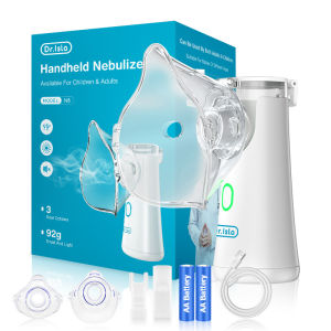 Dr.Isla N8 Nebulizer Alat Terapi Pernafasan Sesak Napas Infeksi Paru Nebulizer Portable inhaler Nebulizer Alat Uap Sesak Nafas Bantu Pernafasan Asma Mesin Uap Mini Nebulizer Portable Murah Dewasa Anak Terapi Pernafasan Ultrasonic Inhaler