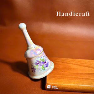 [Handmade] 01 Chiếc Chuông Khảm Xà Cừ Hoa Lan Tím
