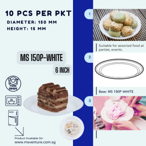 {MSV} Quality Plastic Plates 6-8 inch Microwavable in Assorted Colours BPA Free Durable Reusable MS 150P MS 180P MS 200P