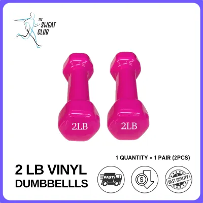 1/2/3/4/5/6/7/8/9/10/15/20 LBS Vinyl Dumbbell Sports High Quality Premium Weight Lift Dumbbells (PAIR 2PCS)