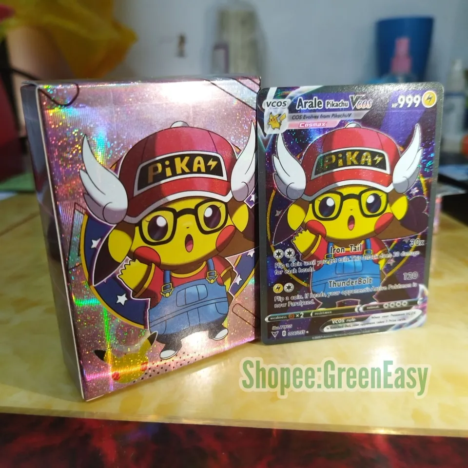 55 Pcs Ultra Rare Pokemon Cards HP 999 Pikachu Vcos Holographic