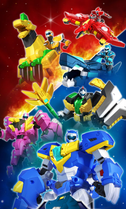 7 IN 1 Mini Force 2 Super Dino Power Transformation Robot Toys Action Figures MiniForce X Deformation Dinosaur Mecha Toy I.593779622 - Foto 2