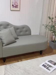 [CozyNest ]Technology Leather Sofa Single Small Family Living Room Bedroom Double Small Sofa Pure Leather Lazy Sofa Chaise Longue